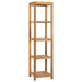 4-tier Bathroom Storage Rack Solid Wood Teak 42x42x165 Cm