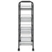 4-tier Kitchen Trolley Black 46x26x85 Cm Iron Ttltxp