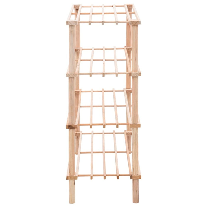 4-tier Shoe Rack Solid Fir Wood Xnpxbo