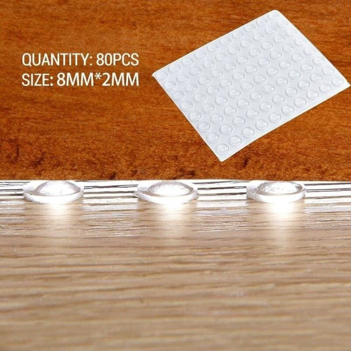 40 50 80pcs Self-adhesive Cabinet Bumpers Silicone Rubber