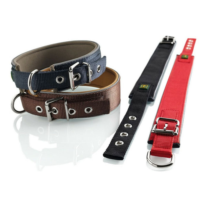 Dog Collar By Hunter Neoprene Reflect Brown