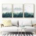 40cmx60cm Mystical Forest 3 Sets Gold Frame Canvas Wall Art