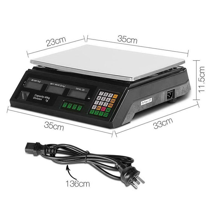 40kg Digital Kitchen Scale Electronic Scales Shop Market