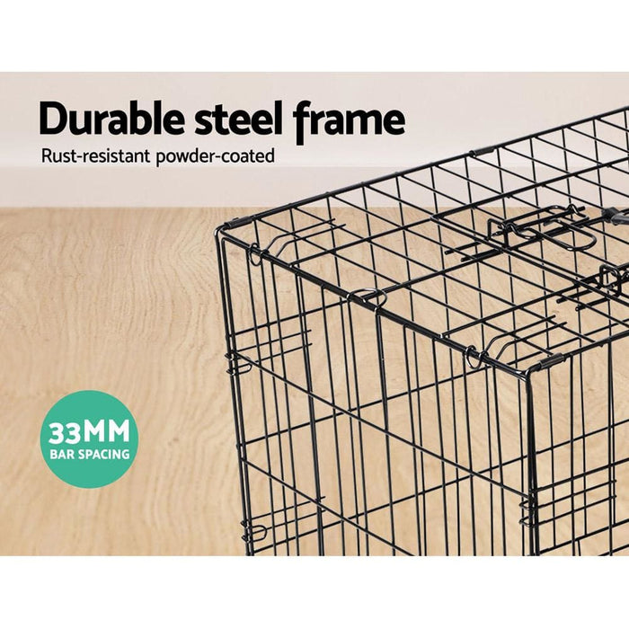 I.pet 48inch Pet Cage - Black