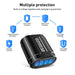 48w Fast Charging 4 Port Usb Charger With Qc 3.0 For Travel