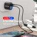 48w Fast Charging 4 Port Usb Charger With Qc 3.0 For Travel