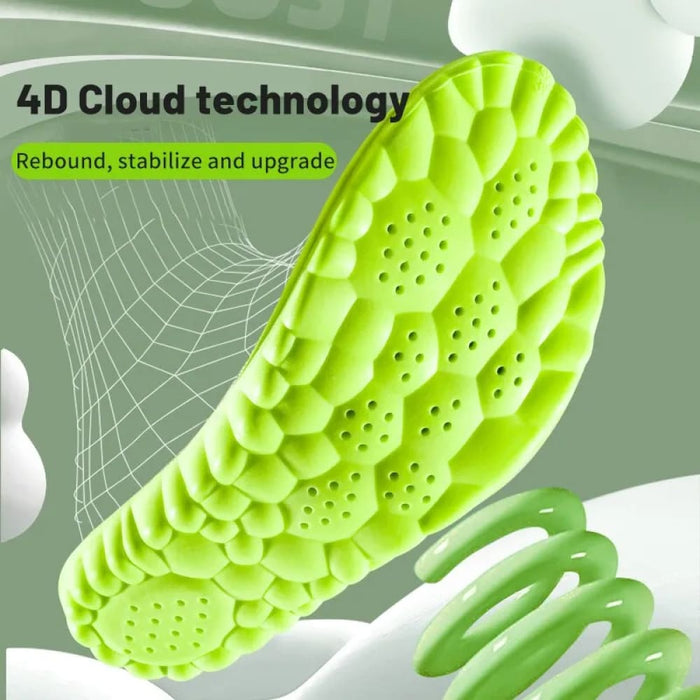 4d Sport Insole Super Soft Shock Absorbing Sole Pads