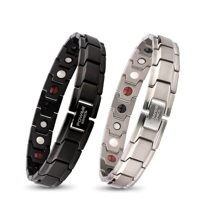 4in1 Titanium Magnetic Germanium Therapy Charm Bracelet