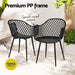 4pc Outdoor Dining Chairs Pp Lounge Chair Patio Furniture