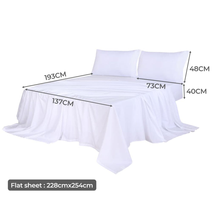 Goslash Picks 4pcs Double Size 100% Bamboo Bed Sheet Set