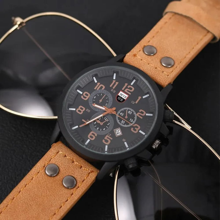 4pcs Set Fashion Mens Sports Bracelet Watches For Men