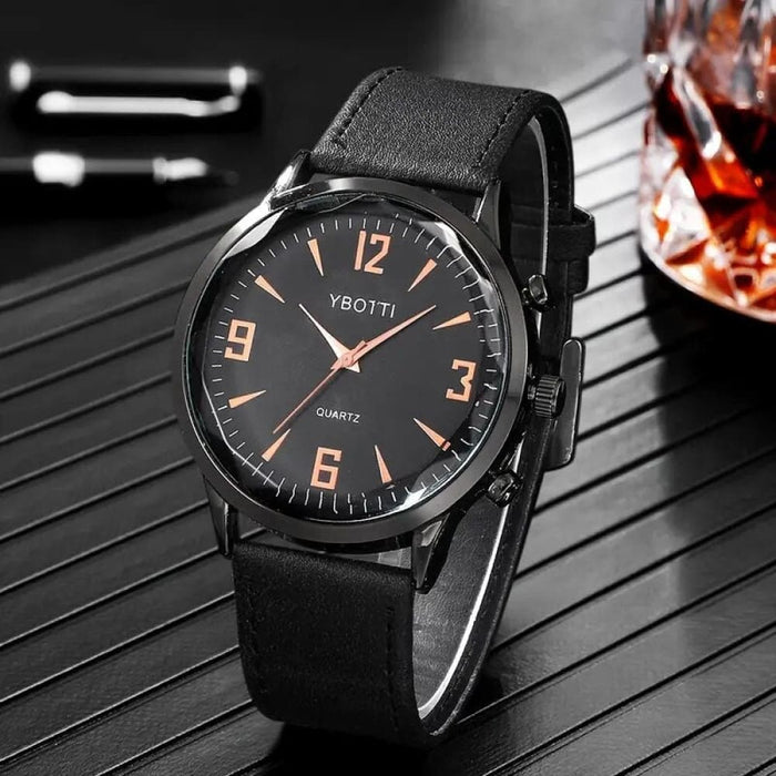 4pcs Set Fashion Mens Sports Watches Man Business Quartz