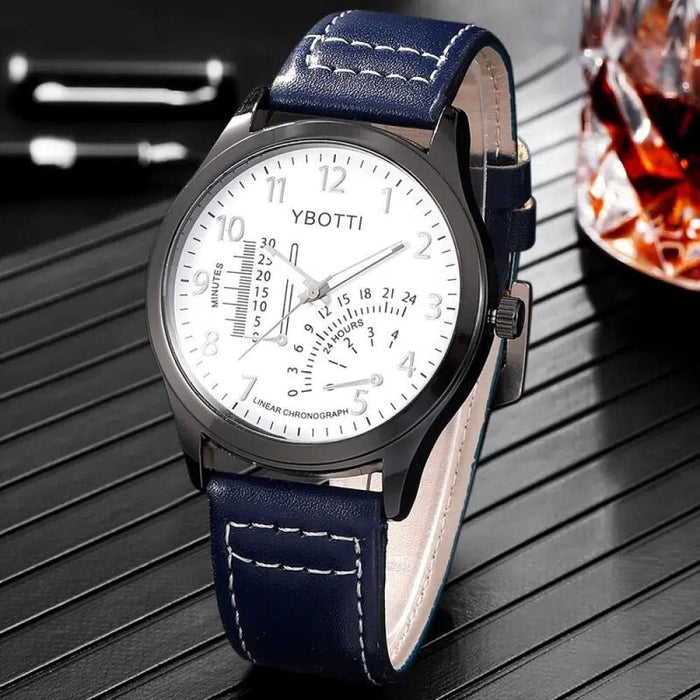 4pcs Set Fashion Mens Sports Watches Man Business Quartz