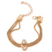 4pcs High-performance Golden Jewelry Set For Women