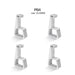 4pcs Horizontal Holder Heighten Bracket For Ps4 Game