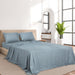 4pcs King Size 100% Bamboo Bed Sheet Set In Grey Colour