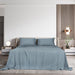 4pcs King Size 100% Bamboo Bed Sheet Set In Grey Colour