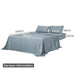 4pcs King Size 100% Bamboo Bed Sheet Set In Grey Colour