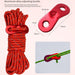 4pcs 4m Multifunction Tent Rope 4mm Refletctive Outdoor