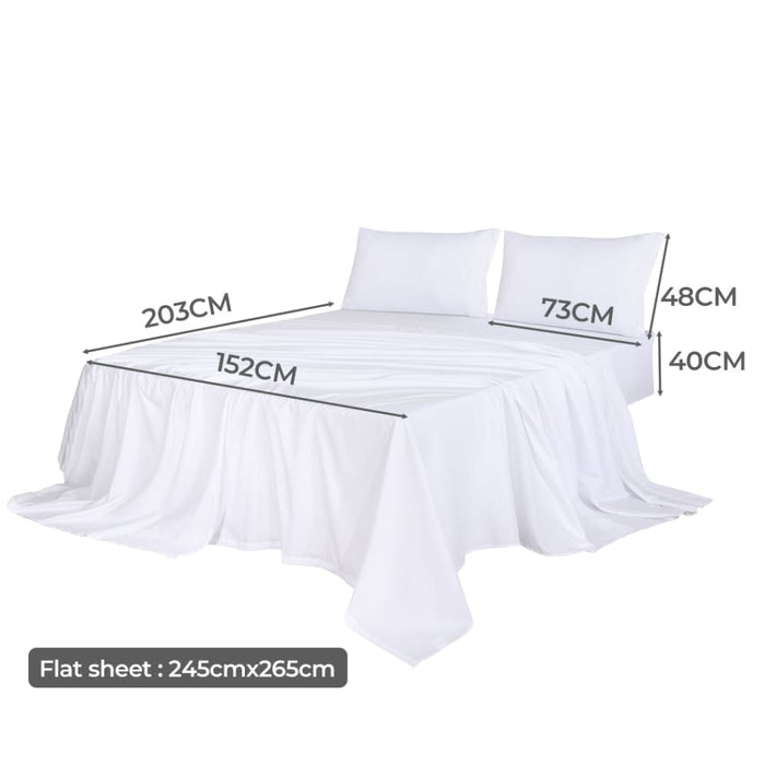 Goslash Picks 4pcs Queen Size 100% Bamboo Bed Sheet Set