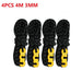 4pcs Wind Rope With S-shaped Hooks Buckle For Camping