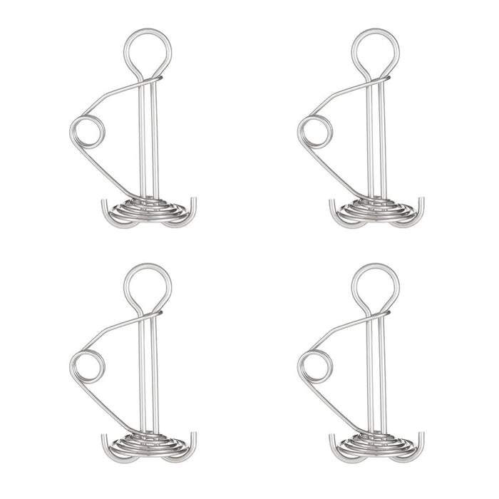 4pcs Wind Rope With S-shaped Hooks Buckle For Camping