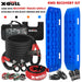 4x4 Recovery Kit Kinetic Rope Snatch Strap With 2pcs Tracks