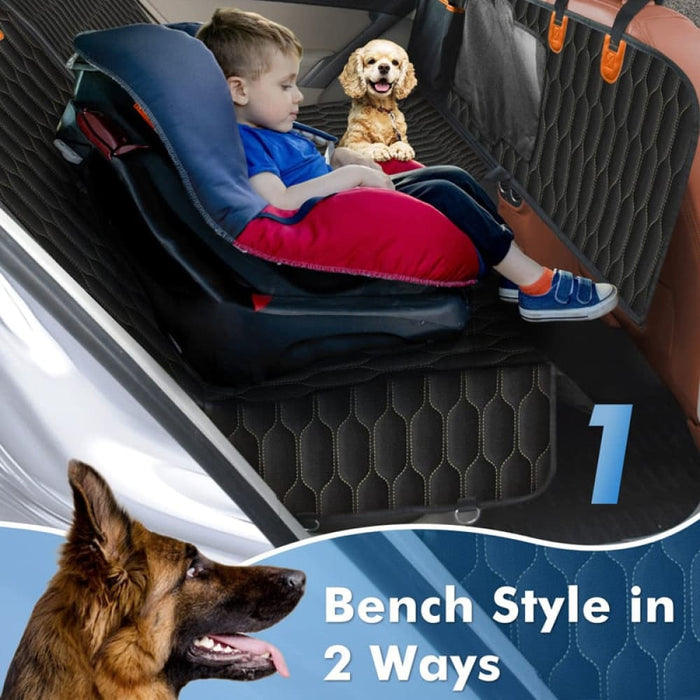 5-in-1 Waterproof Durable Car Backseat Cover For Suv Family