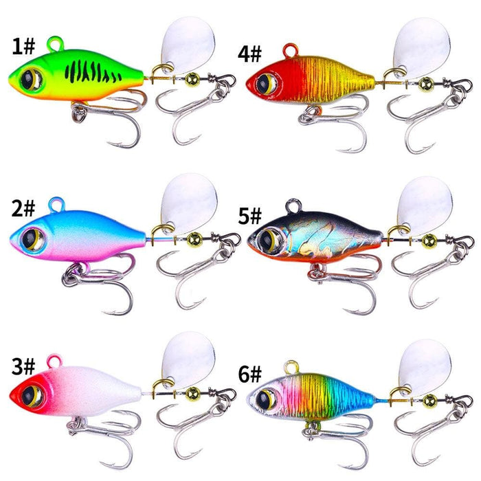 5.8cm 14g Submerged Vib Sequin Lures For Hengjia Fishing