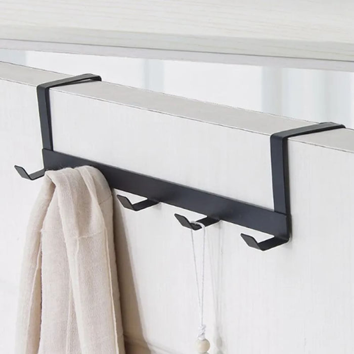 5 Hook Over The Door Organizer For Bathroom Kitchen