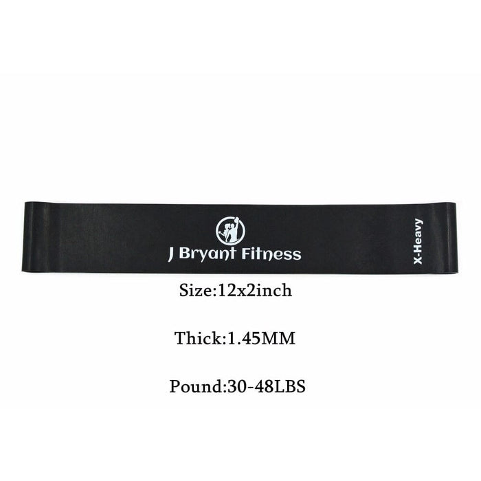 Set Of 5 Latex Core Resistance Loop Band