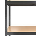 5-layer Shelves 3 Pcs Anthracite Steel And Engineered Wood