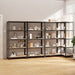 5-layer Shelves 4 Pcs Anthracite Steel And Engineered Wood