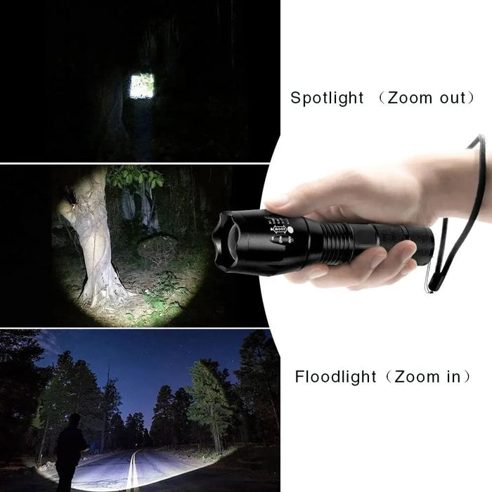 5 Mode Led Camping Torch High Power Waterproof