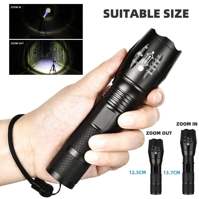 5 Mode Led Camping Torch High Power Waterproof