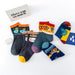 5 Pairs Children Socks Anime Cartoon Comfort Warm Kids Baby