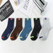 5 Pairs Mens Anti Odor Mid Calf Athletic Socks Premium