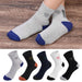 5 Pairs Mens Breathable Cotton Sports Socks Bamboo Fiber