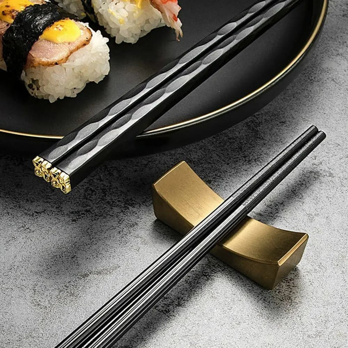 5 Pairs Reusable Chopsticks Japanese Korean Style