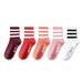 5 Pairs Striped Cotton Tube Socks For Women