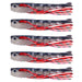 5 Piece 6.6cm Hengjia So175 Split Fork Soft Bait Salmon