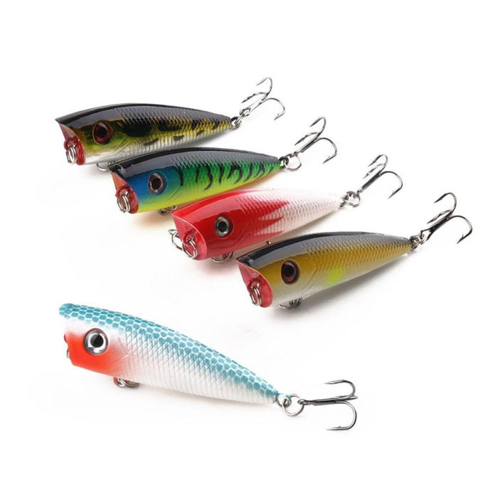 5 Piece 6cm/6g Hard Bait Fishing Lure Set For Saltwater