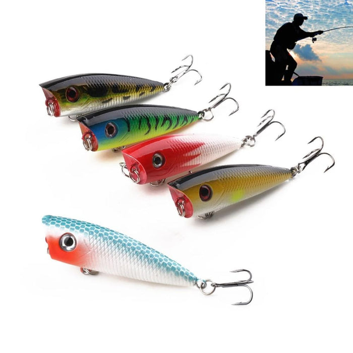 5 Piece 6cm/6g Hard Bait Fishing Lure Set For Saltwater