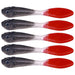 5 Piece 7cm Soft Fishing Lure Pack Dual Colour