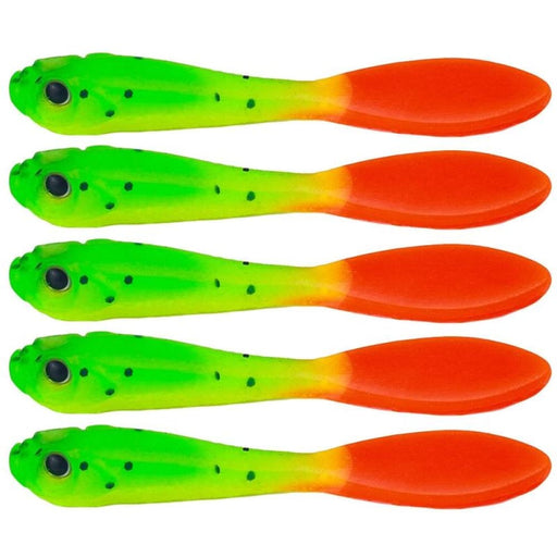 5 Piece 7cm Soft Fishing Lure Pack Dual Colour