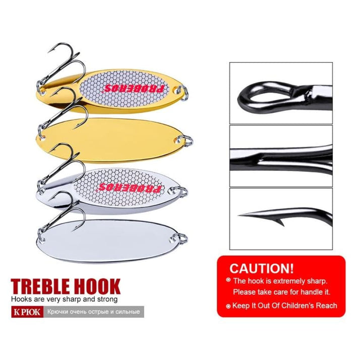 5 Piece 7g Metal Vib Lure With Sequins