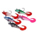 5 Piece Colourful Curly Tail Soft Bait Set For Lua Fishing