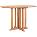 5 Piece Folding Outdoor Dining Set Solid Teak Wood Akbbt