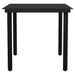 5 Piece Garden Dining Set Black Tbkkotn