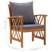 5 Piece Garden Lounge Set With Cushions Solid Acacia Wood